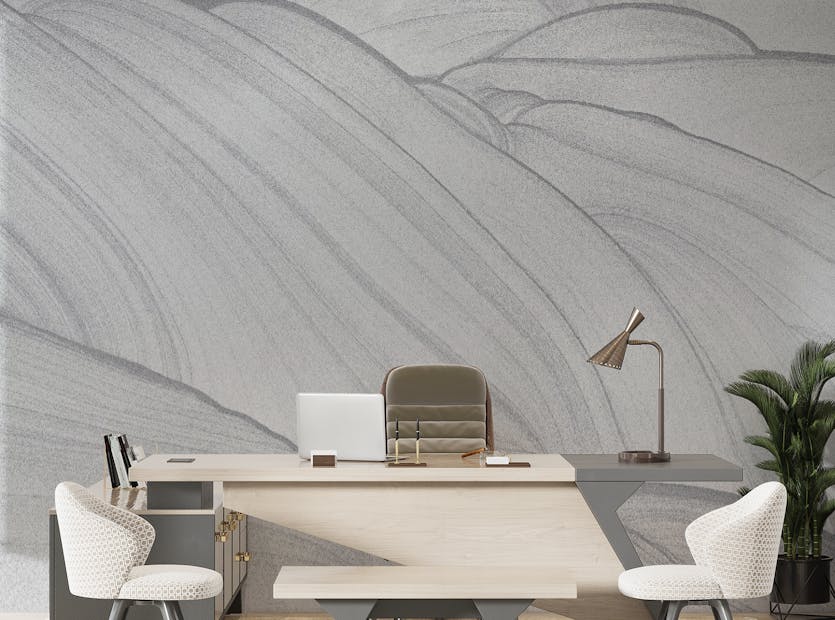Peel and Stick Unique Grey Marble Designed Wallpaper Murals