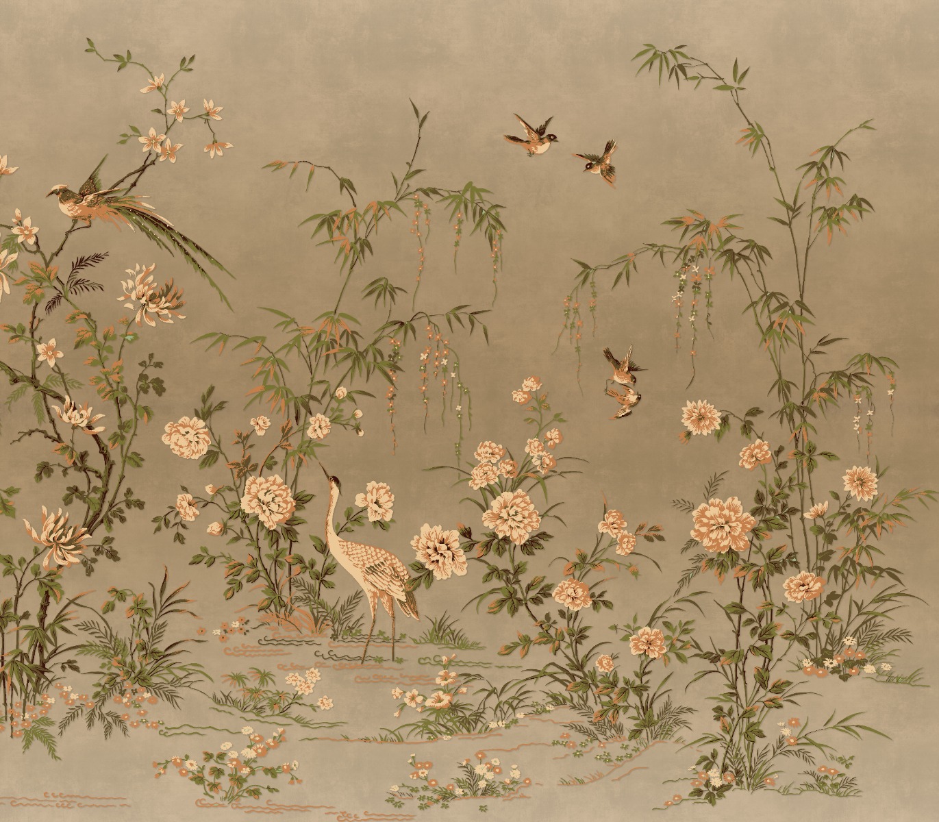 Chinoiserie Wallpaper  Removable Birds and Blossom India  Ubuy