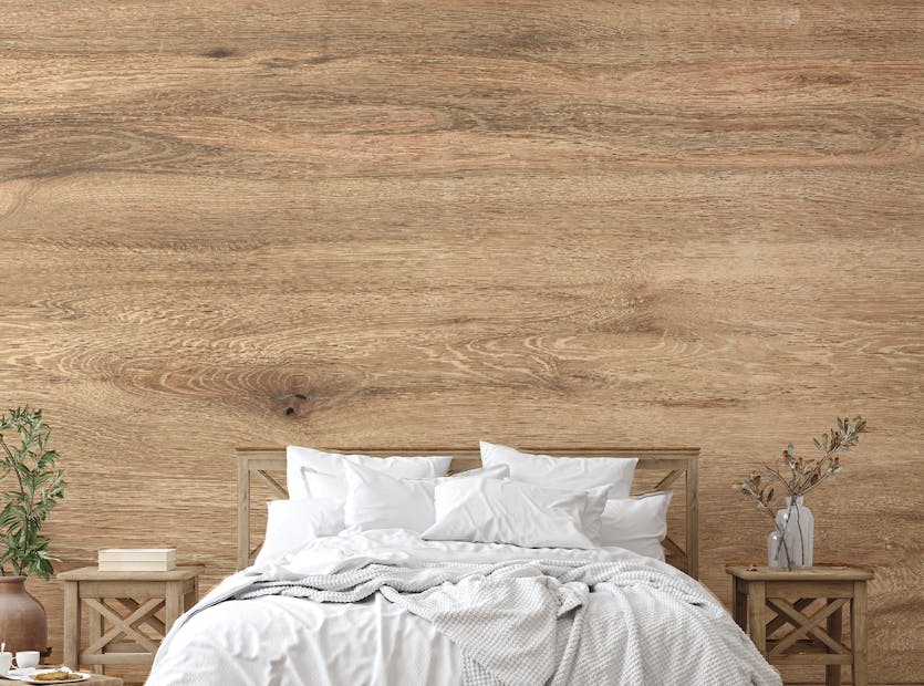 Peel and Stick Wooden Finish Wallpaper Mural