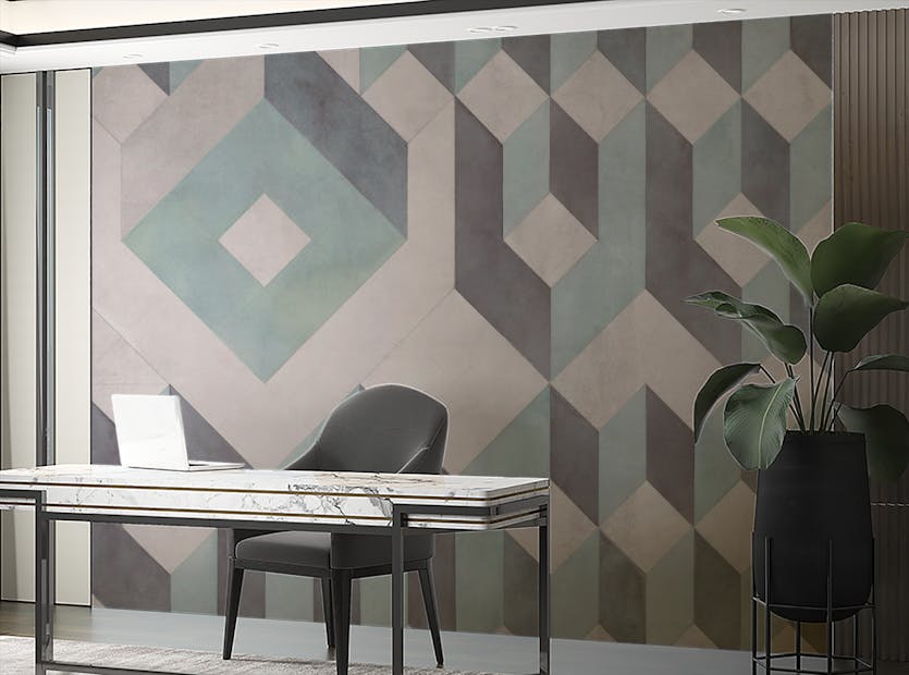 Peel and Stick Linear Pattern Removable Wallpaper Murals