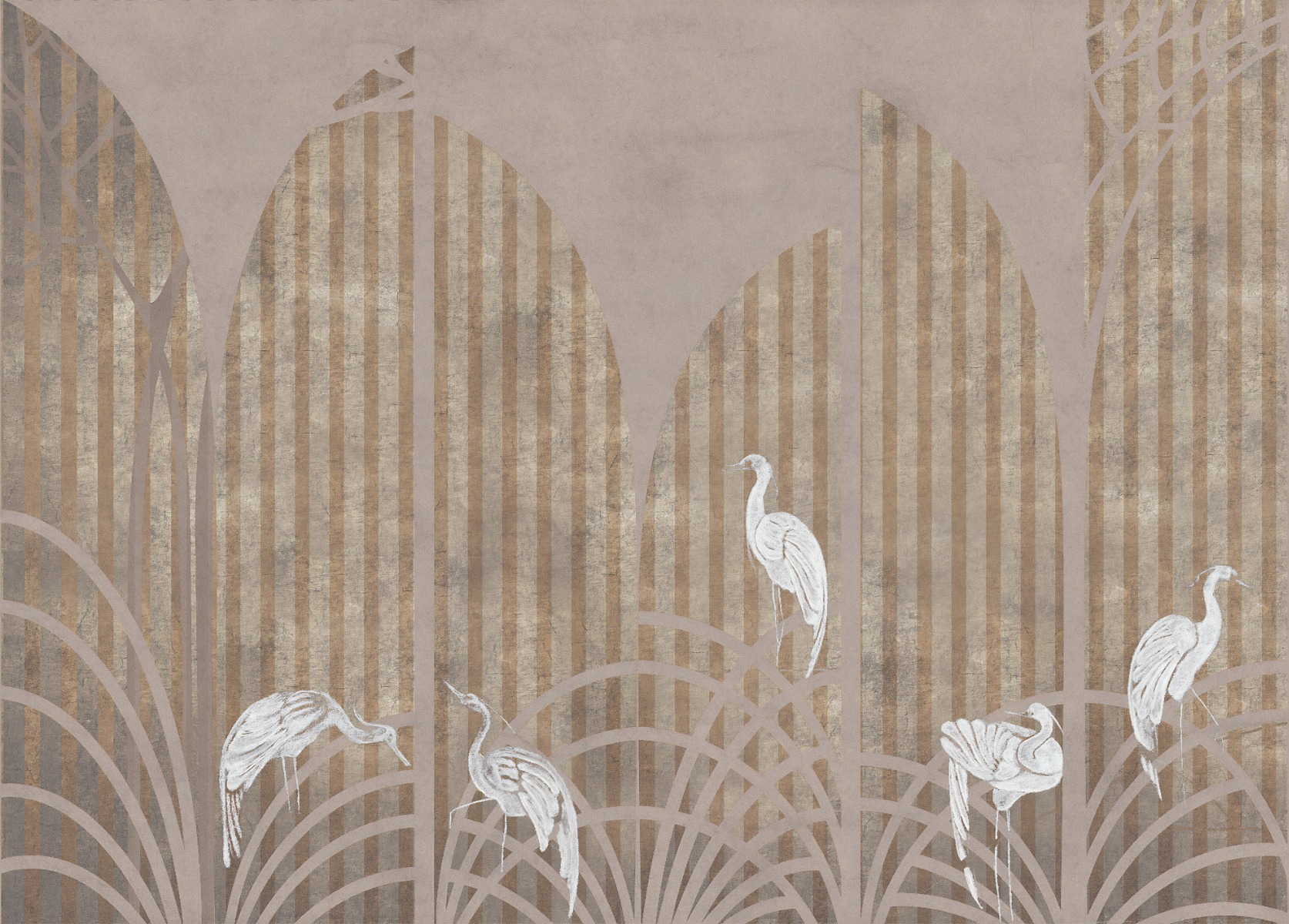 Cranes In Flight by Harlequin  Marine  Wallpaper  Wallpaper Direct