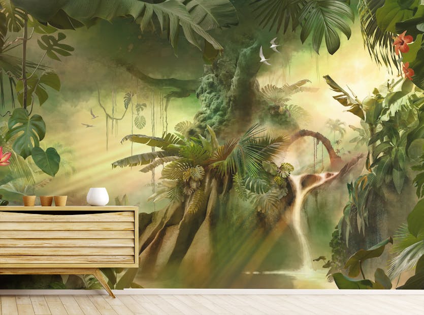 Peel and Stick Natural Dreamy Forest Wallpaper Wall Murals