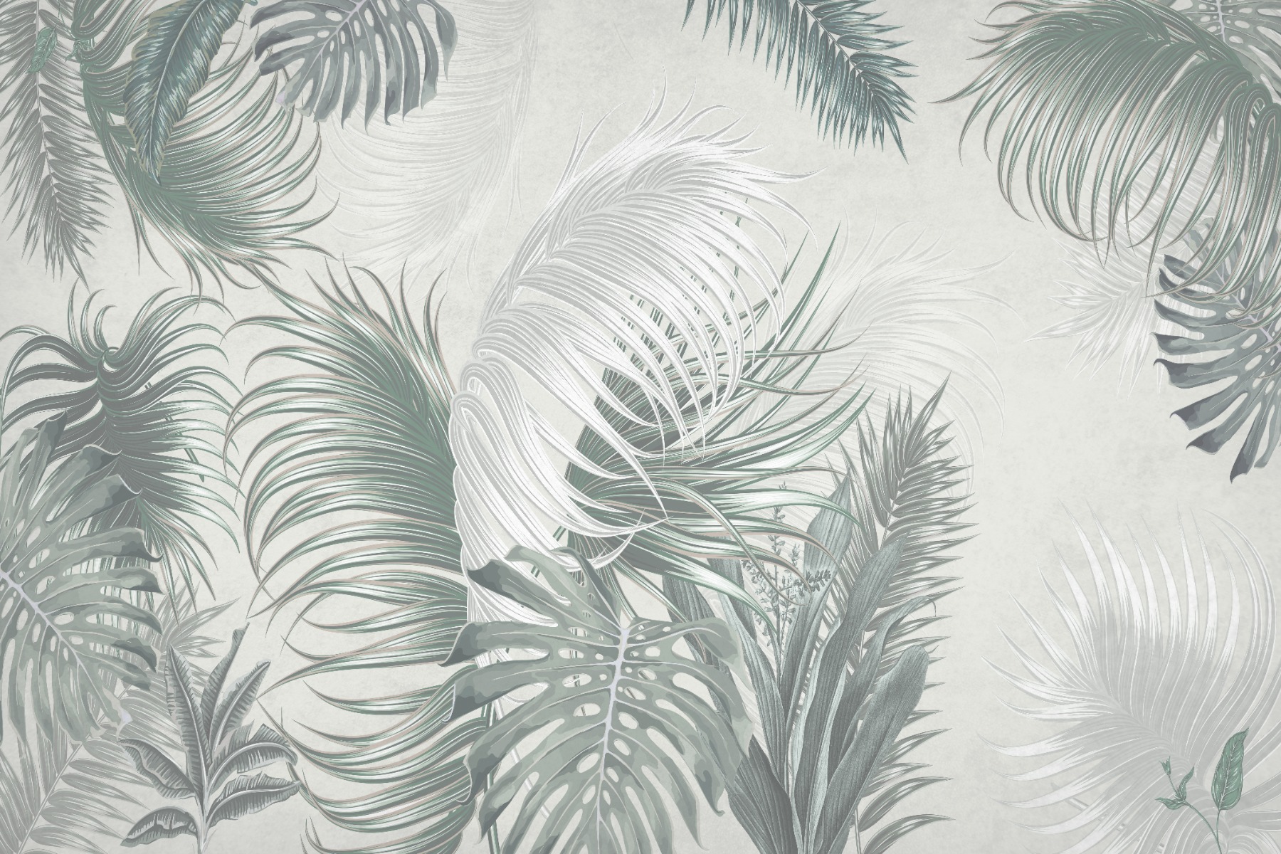 Palm Leaves Peel And Stick Wallpaper  Tempaper  Co