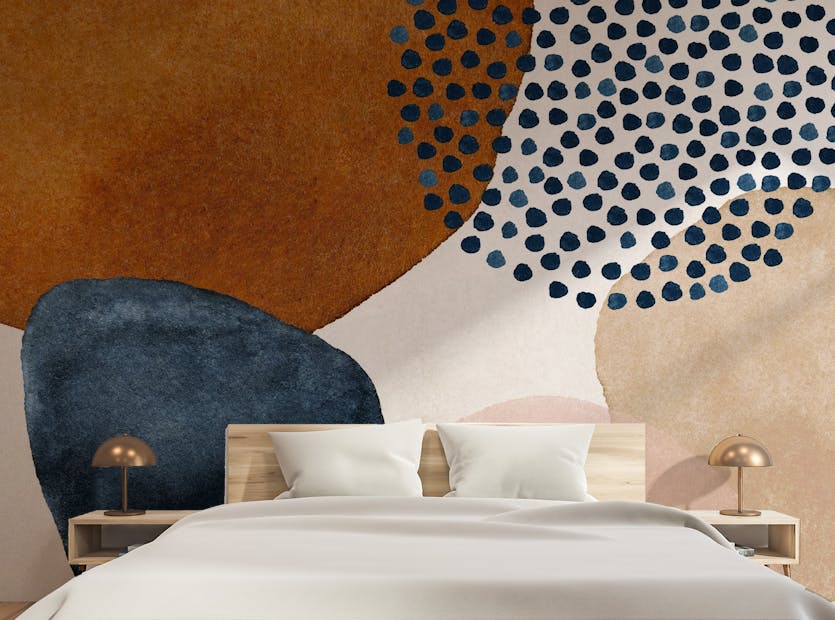 Removable Abstract Colorful Boho Pattern Wallpaper Murals