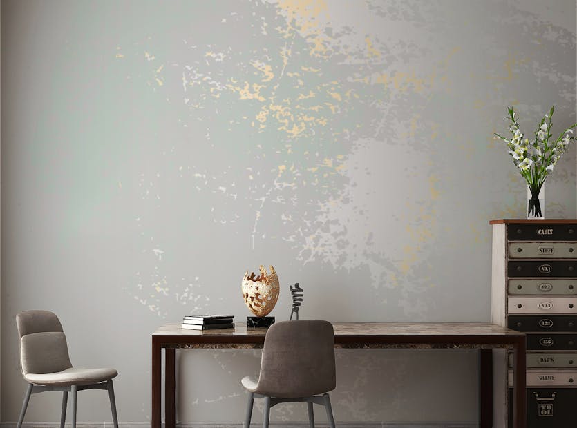 Removable Removable Light Grey Color Texture Wallpaper Murals