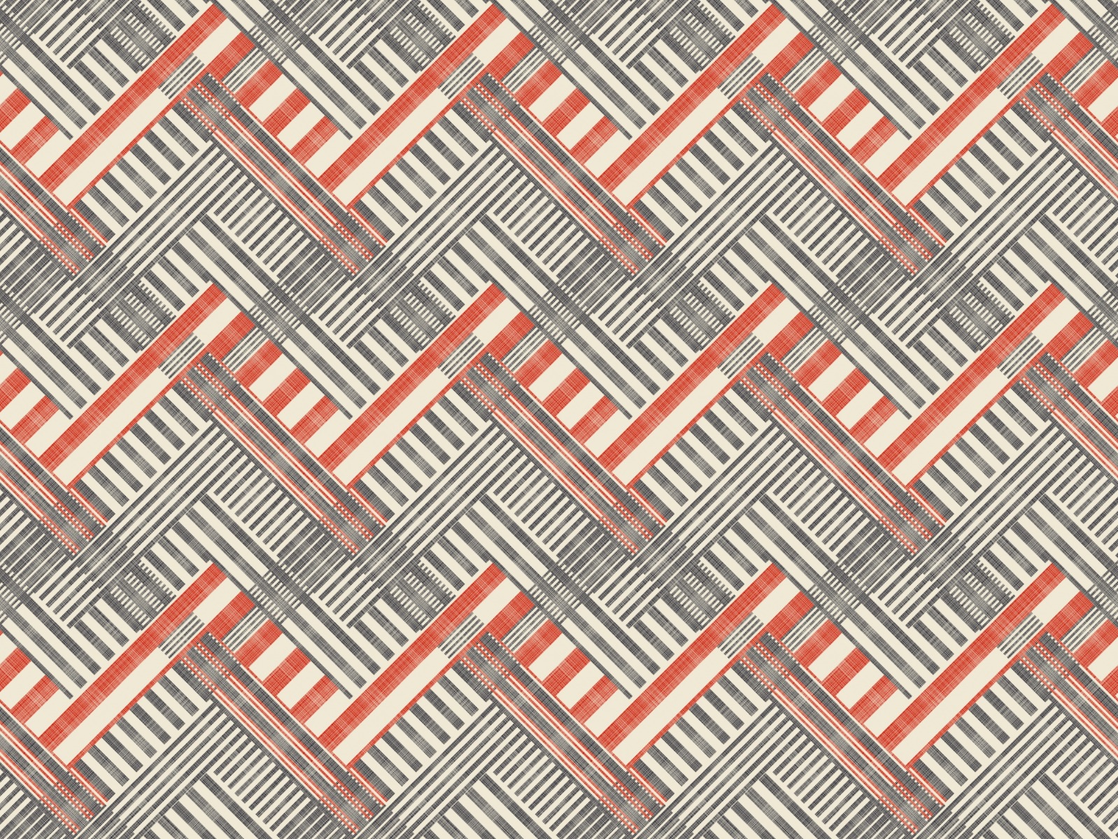 Red and grey wallpaper