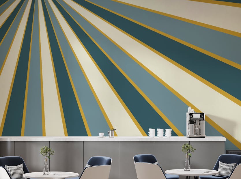 Peel and Stick Colorful Striped Peel and Stick Wallpaper Murals