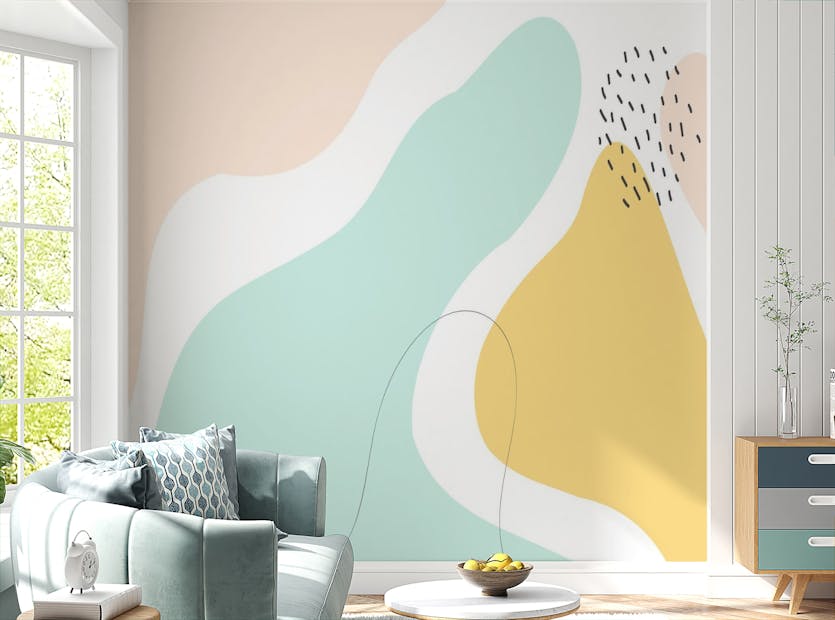 Peel and Stick Pastel Dreamscapes Wallpaper Murals