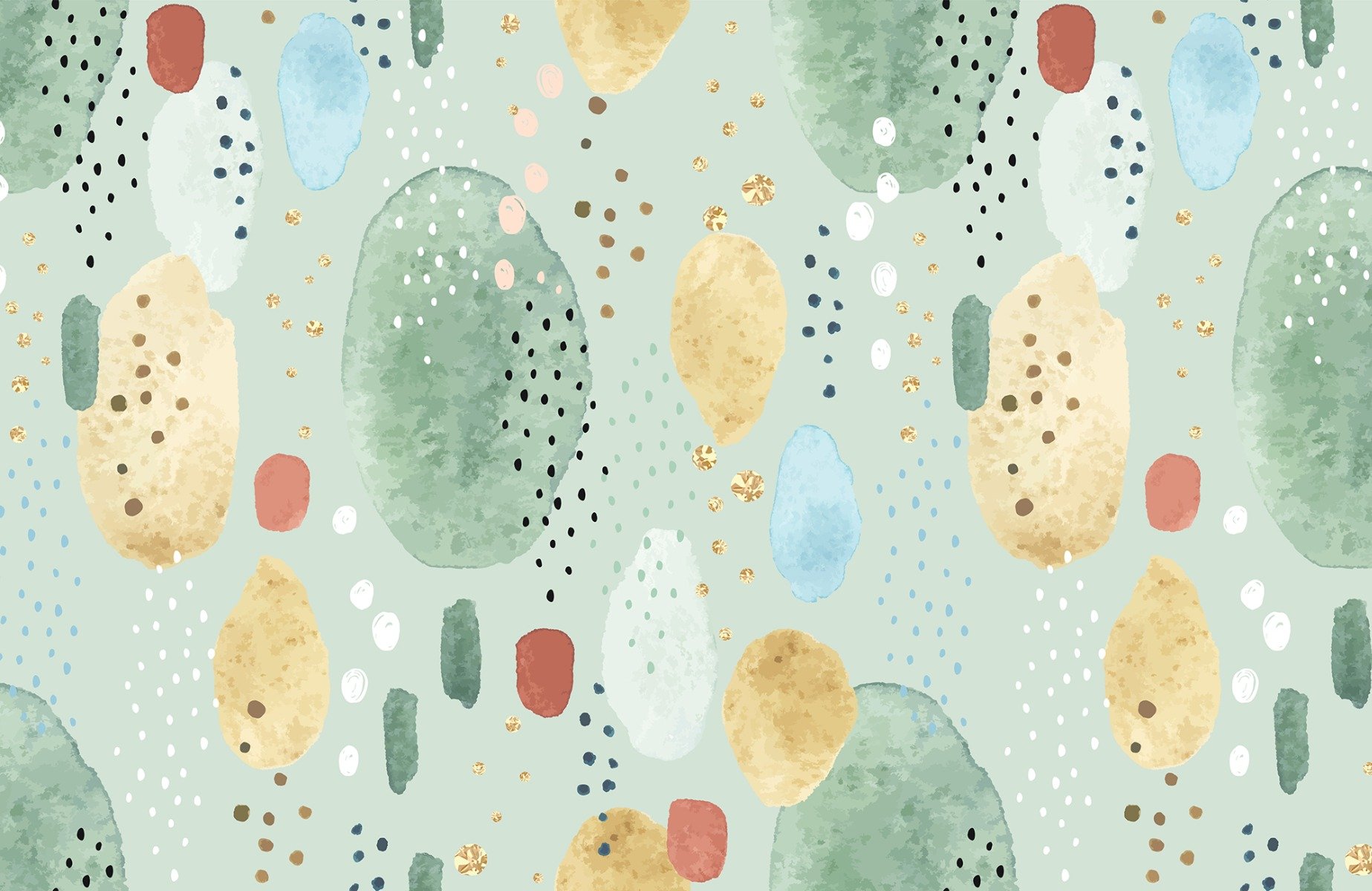 Cute pastel polka dot wallpaper  Stock Illustration 72834396  PIXTA