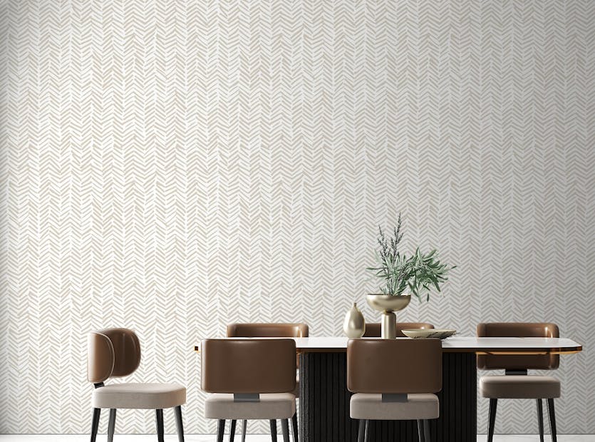 Peel and Stick Beige Color Kitchen Room Wallpaper For Walls