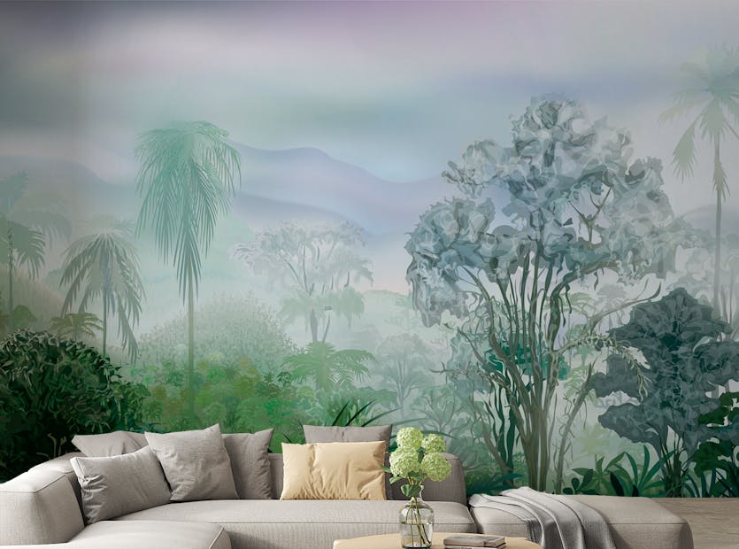 Peel and Stick Tropical Rainforest Jungle Wallpaper Murals