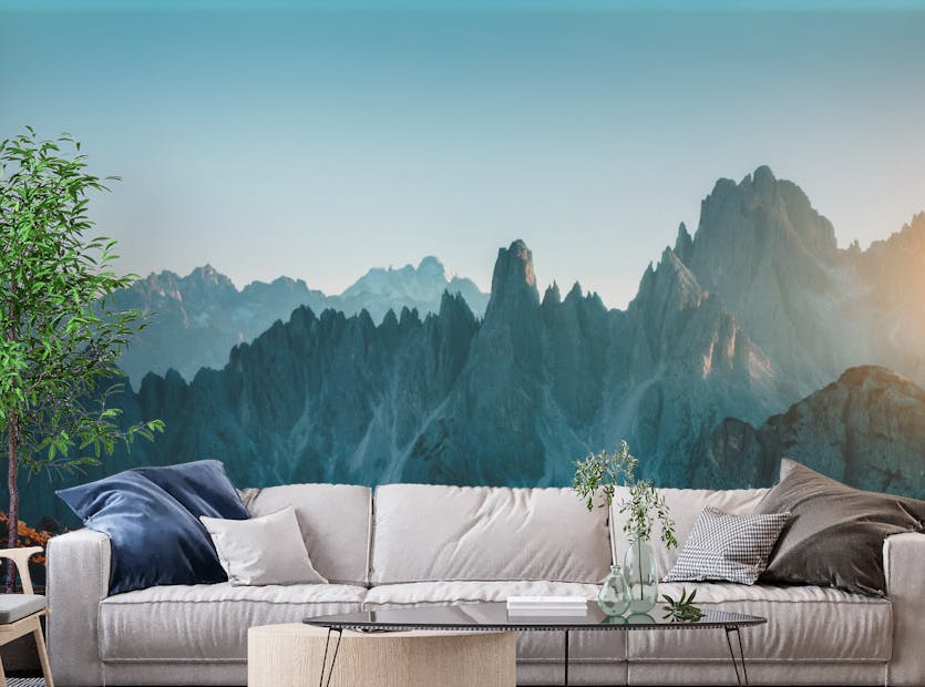 Removable Dolomites Rocky Mountain Range Wall Murals