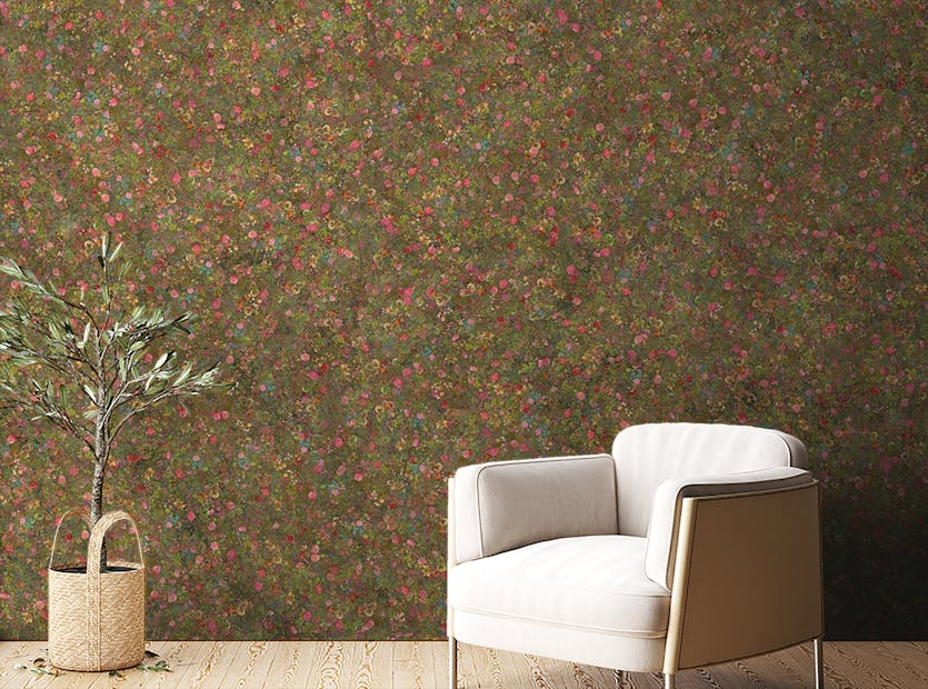 Peel and Stick Blossom Bliss Embroidery Wallpaper Murals
