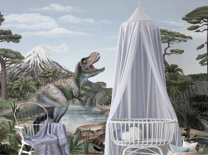 Removable Roaring Rex Revelries Wall Murals