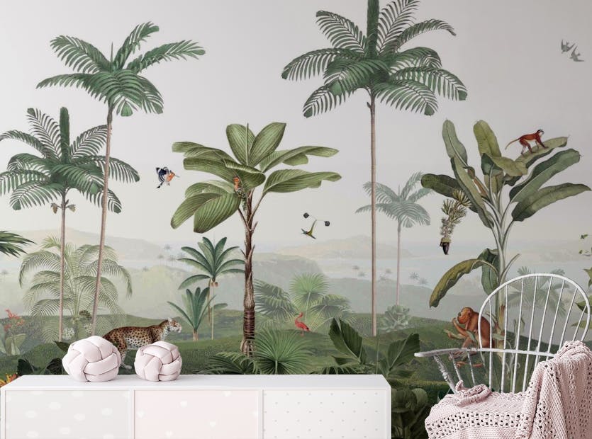 Removable Jungle Jubilee Journeys Wall Murals