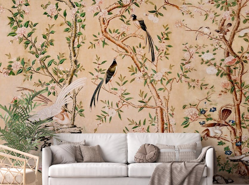 Peel and Stick Bygone Beijing Backdrops  Wall Murals