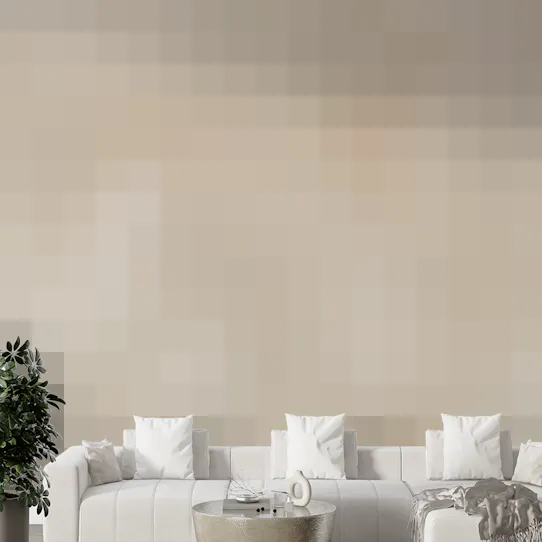 Abstract Beige Watercolor Wall Mural