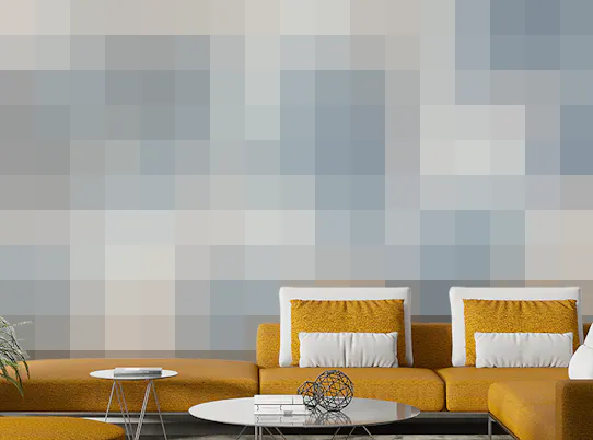 Abstract Cubist Wall Mural