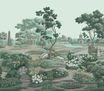 Green Garden Wall Mural